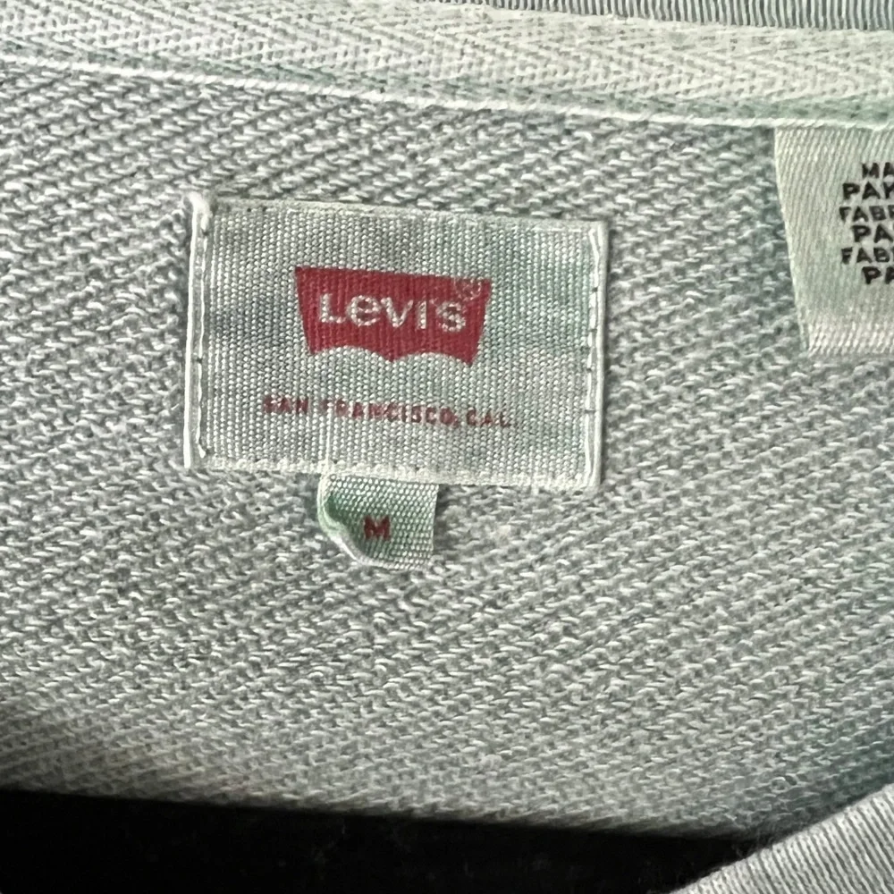Levis Authentic Crewneck Sweatshirt Relaxed Fit in Green Size Medium EUC